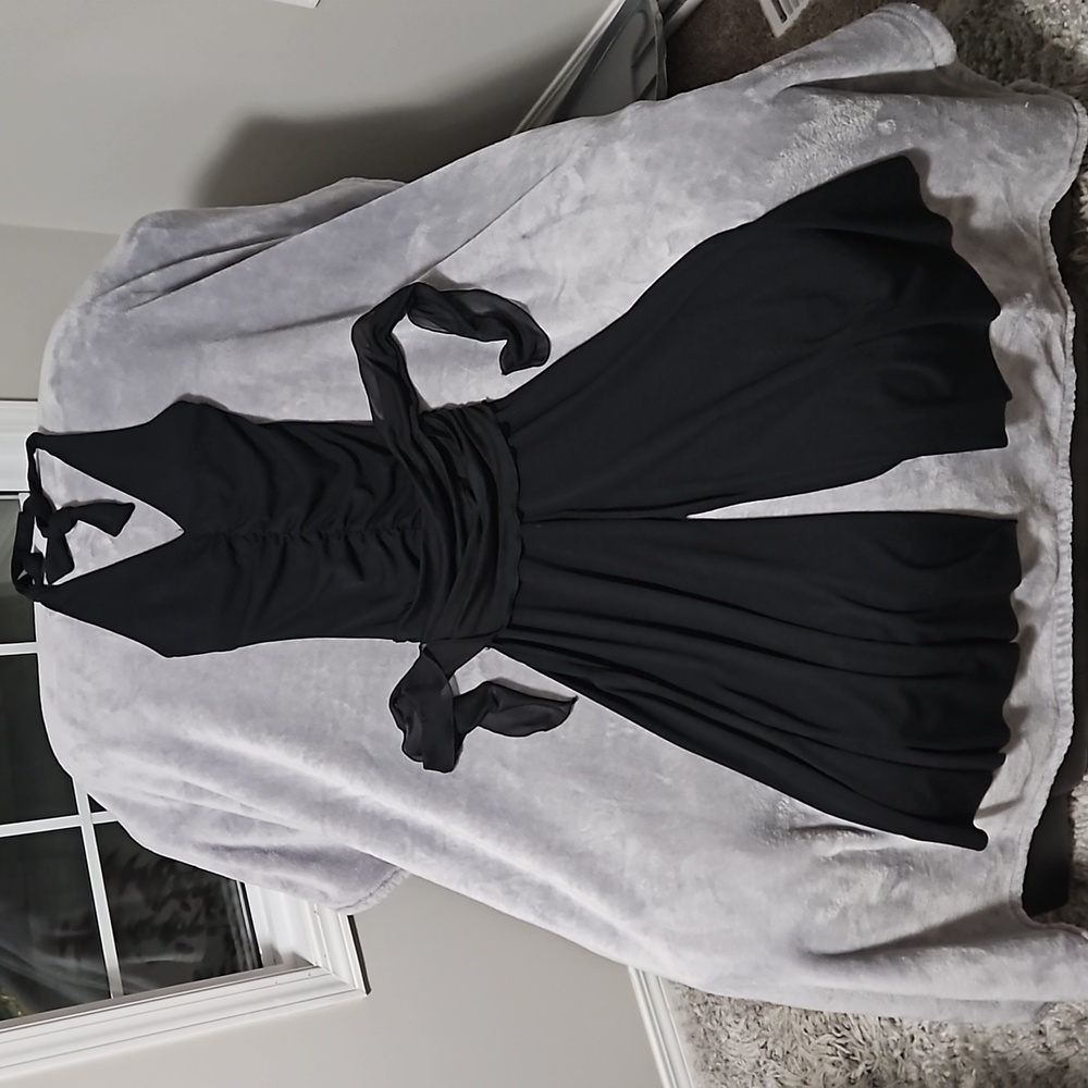My Michelle Black Halter Jumpsuit
